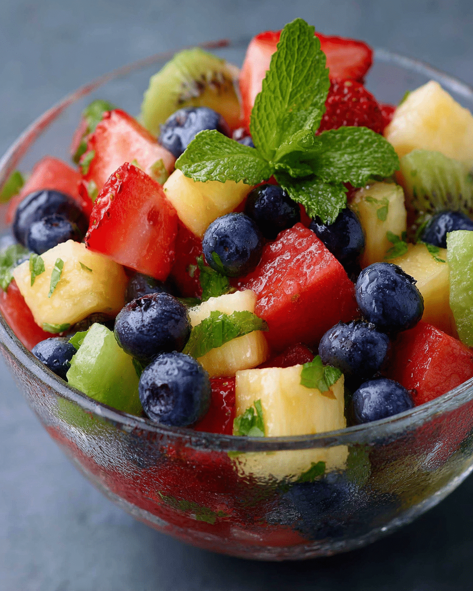 Mint Mojito Fruit Salad