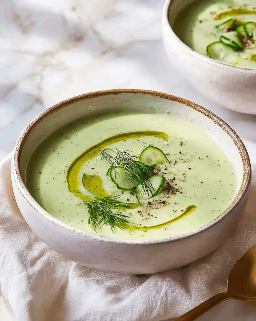 Chilled Cucumber Yogurt Soup