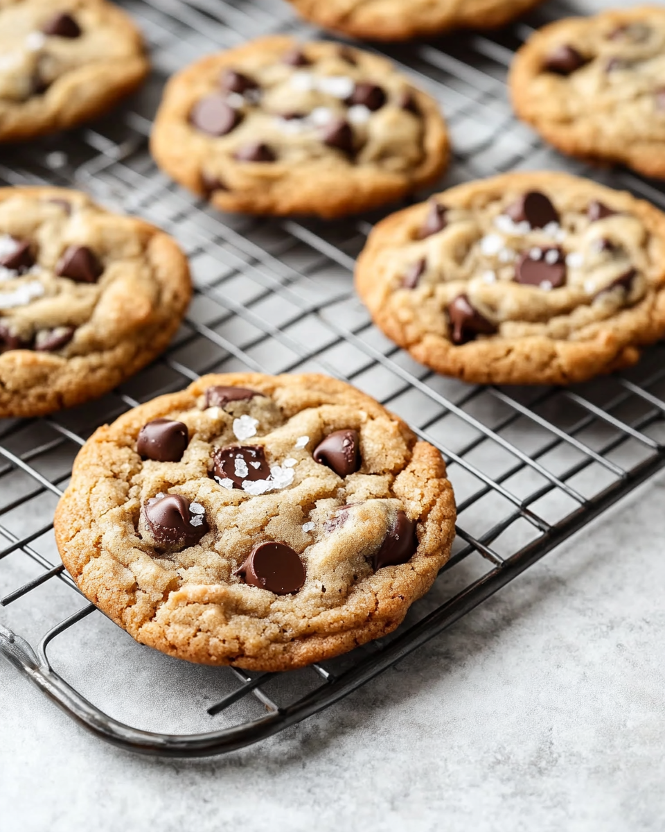 Salted Brown Butter Chocolate Chip Cookies