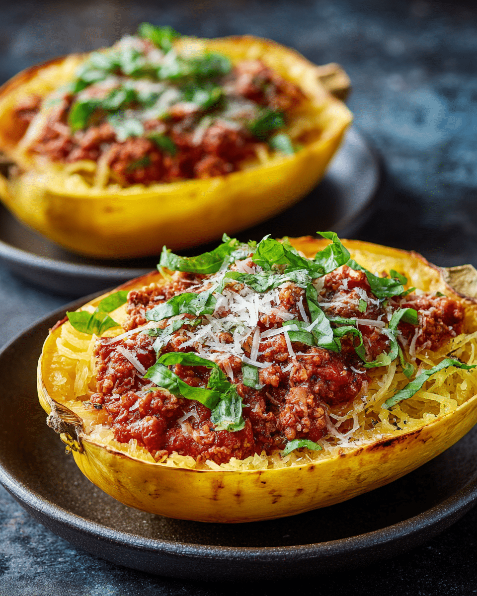 Spaghetti Squash Bolognese – Diabetic-Friendly Comfort Food