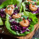 Garlic Lime Shrimp Tacos – Lettuce Wrap Style
