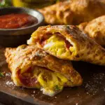 Banana Pepper Pizza Pockets – Easy & Cheesy