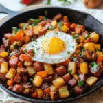 Kielbasa Breakfast Hash with Crispy Potatoes