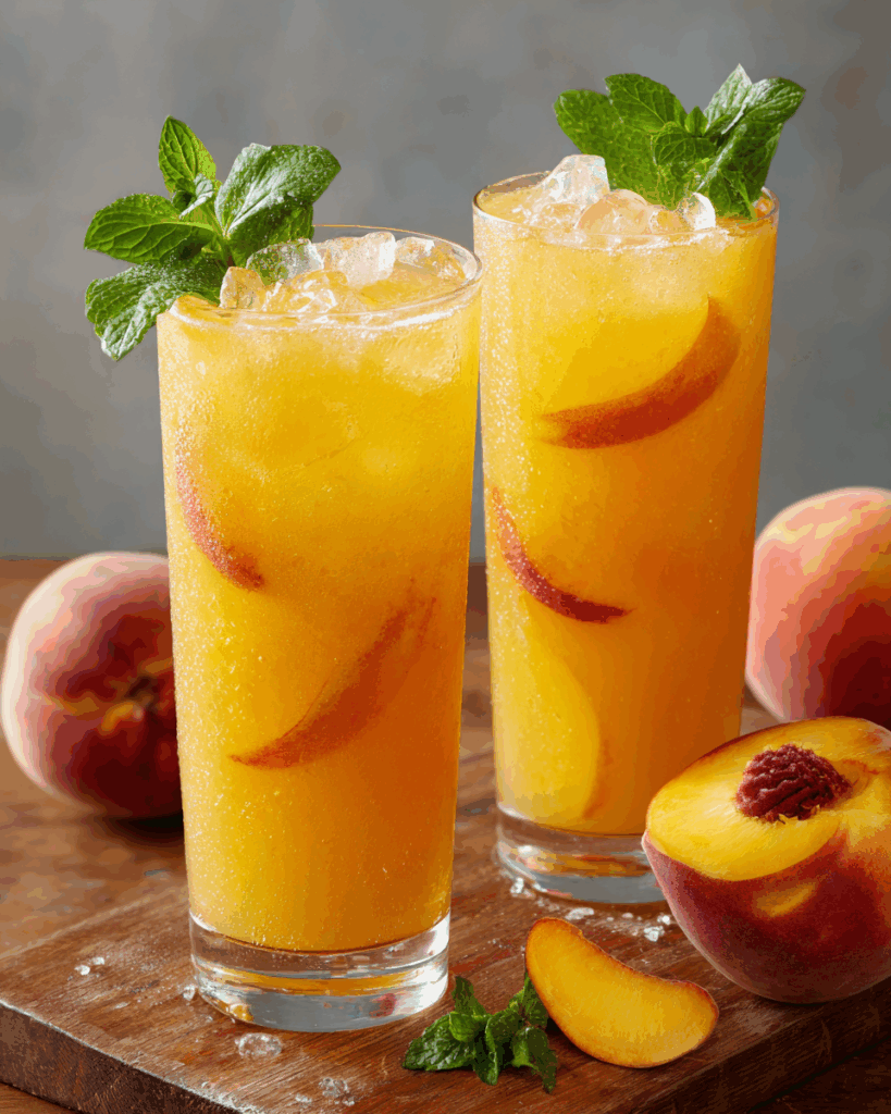 Fresh Peach Lemonade