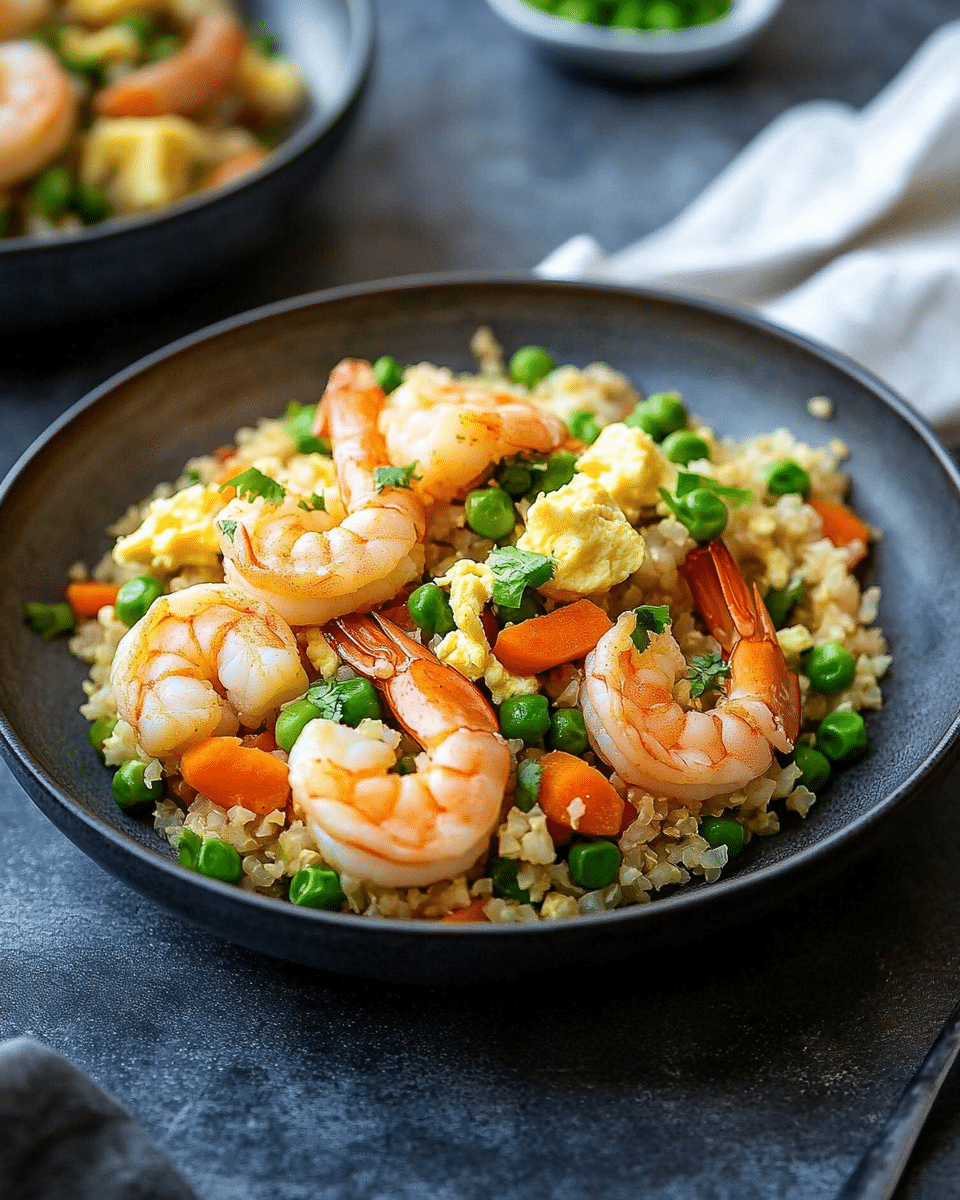 Cauliflower Fried Rice with Shrimp