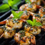 Mint & Lime Shrimp Skewers