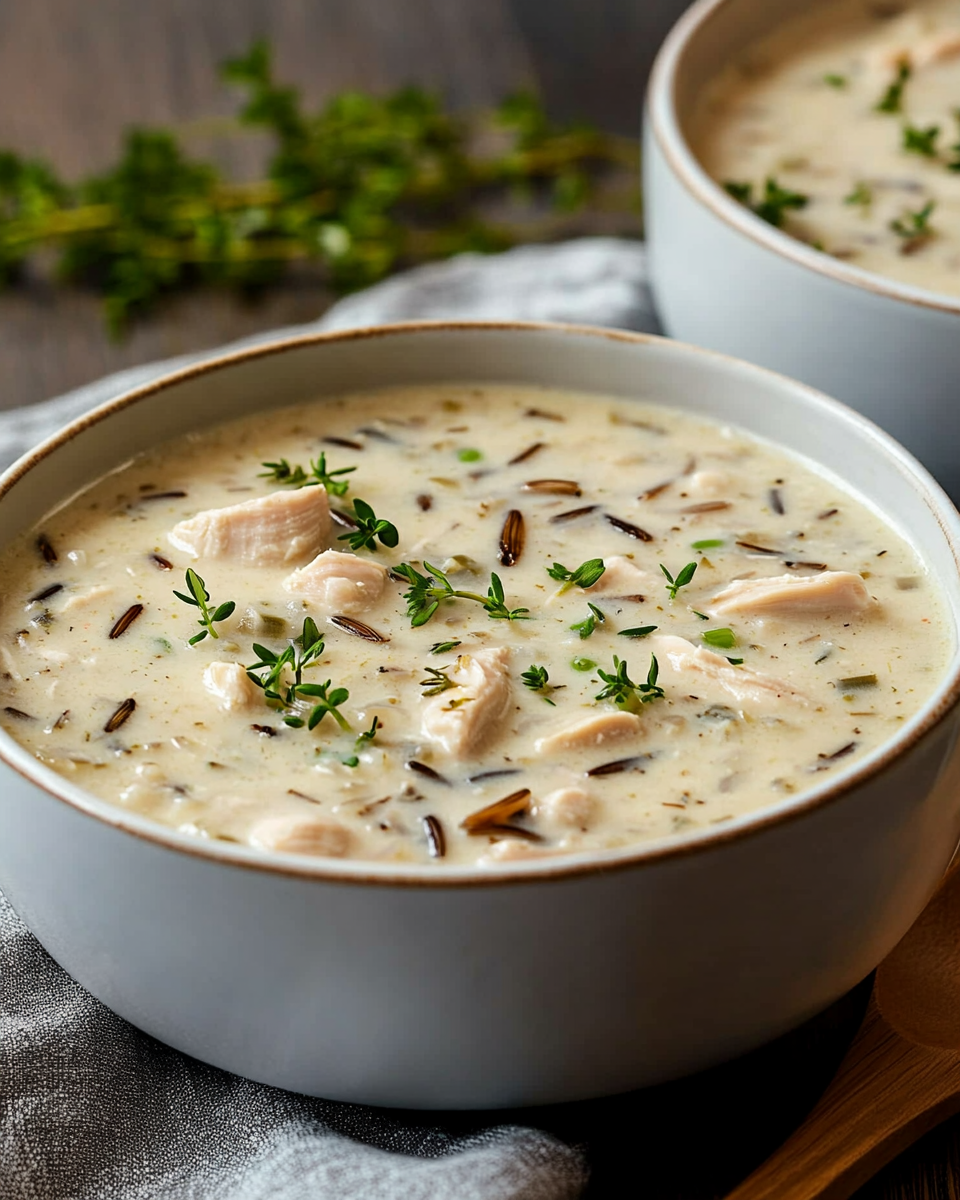 Creamy Chicken and Wild Rice Soup