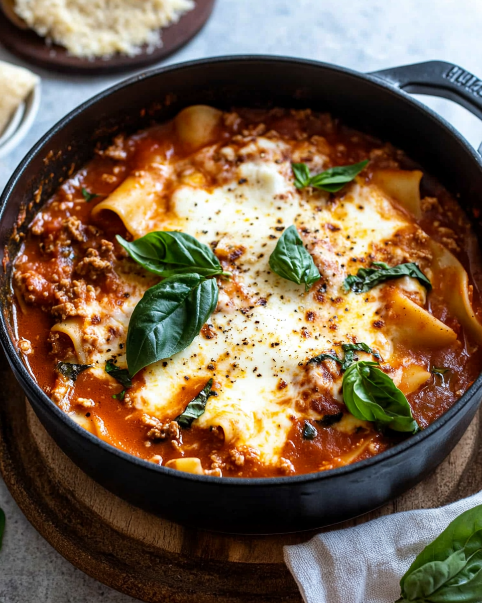 Easy One-Pot Lasagna Soup
