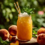 Easy Fresh Peach Lemonade