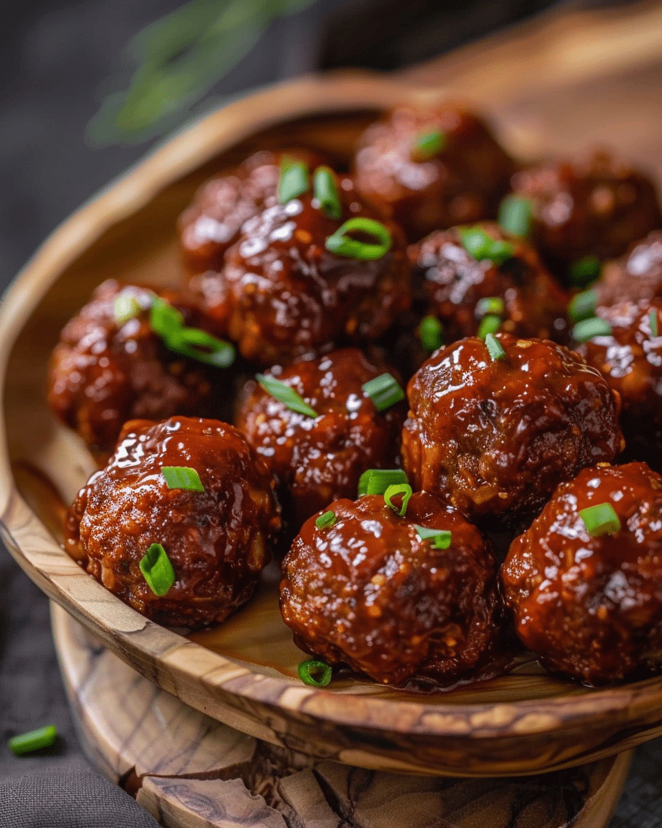 Summer Chili Glazed Meatballs – Crockpot Appetizer