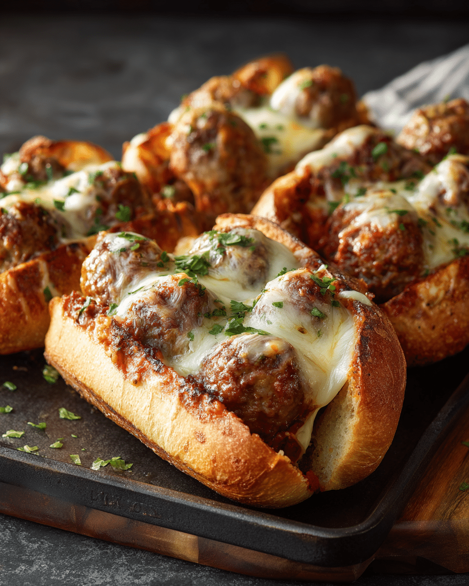 Banana Pepper Meatball Subs – Oven Baked