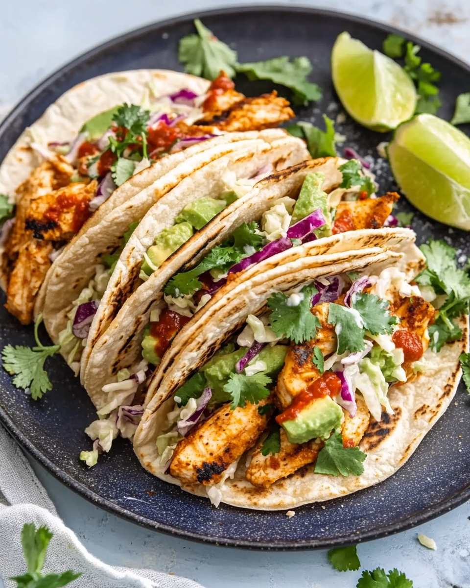 Chili Lime Chicken Tacos