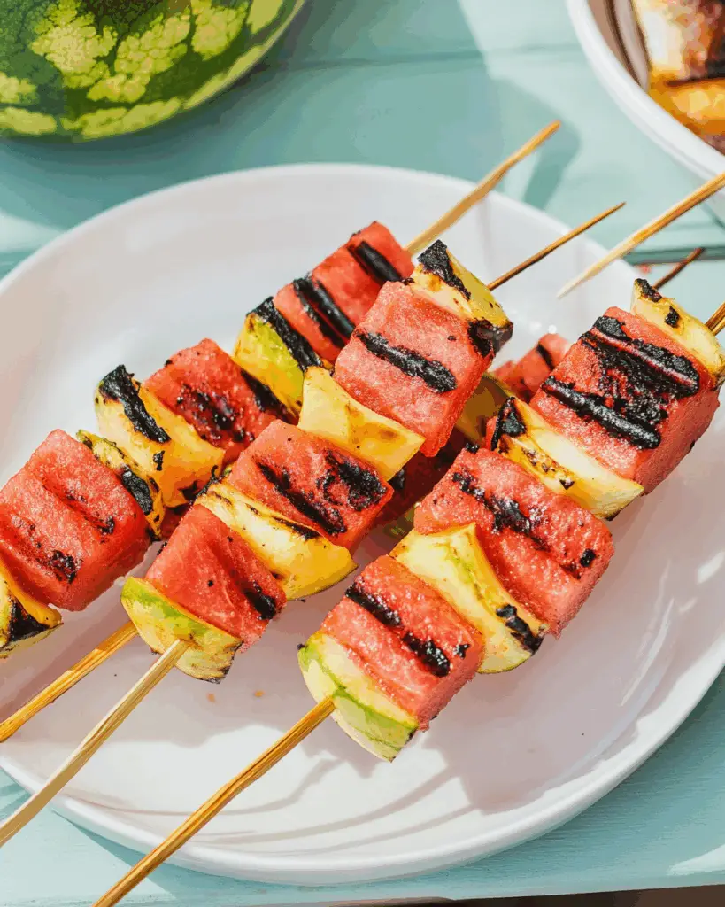 Grilled Watermelon Skewers