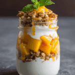 Peach Yogurt Breakfast Parfait