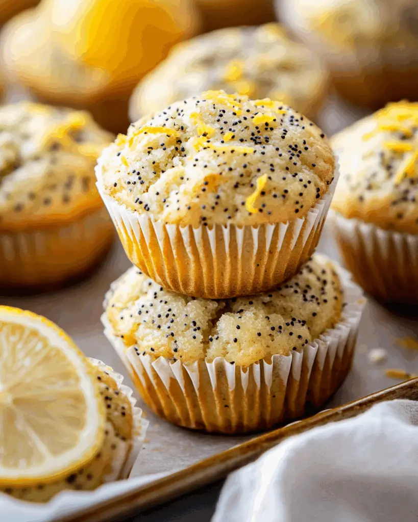Lemon Poppy Morning Muffins