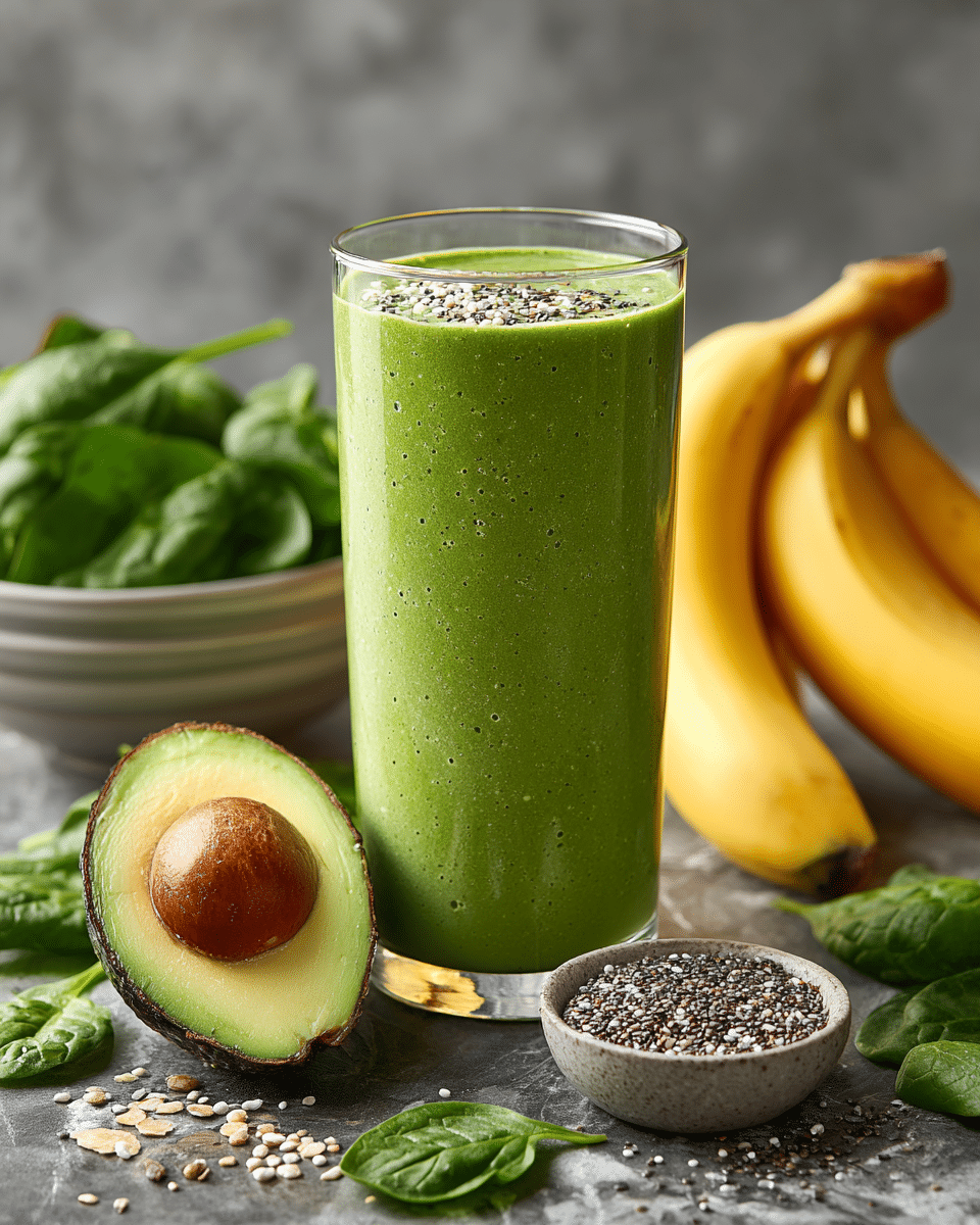 Protein-Packed Green Smoothie (No Added Sugar)