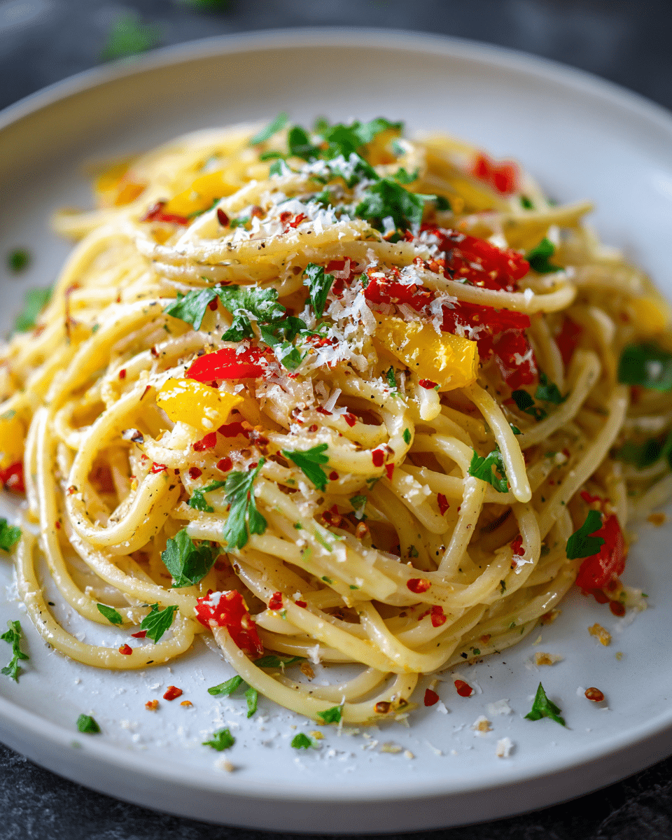 Banana Pepper Pasta Toss – Quick & Tangy