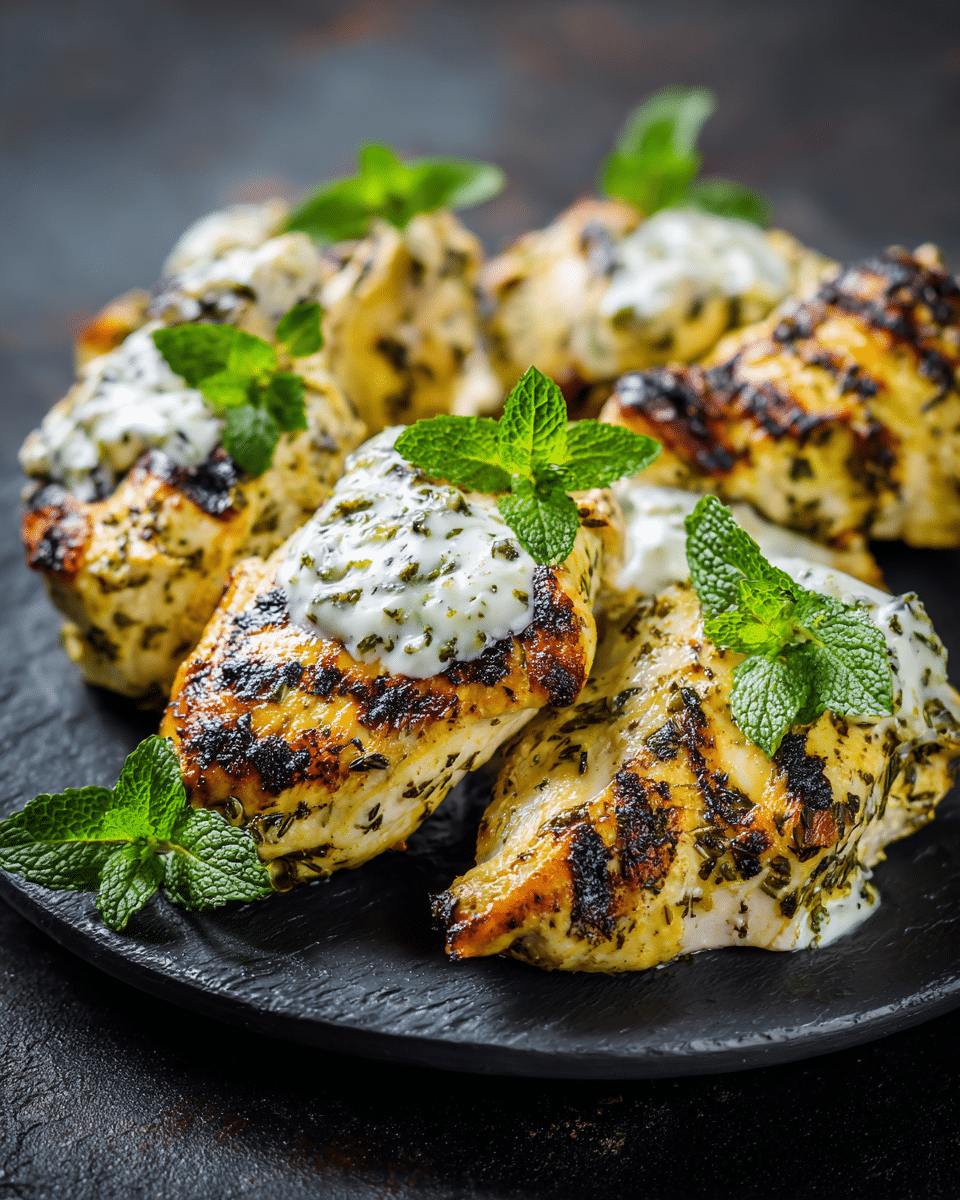 Mint Yogurt Marinated Chicken