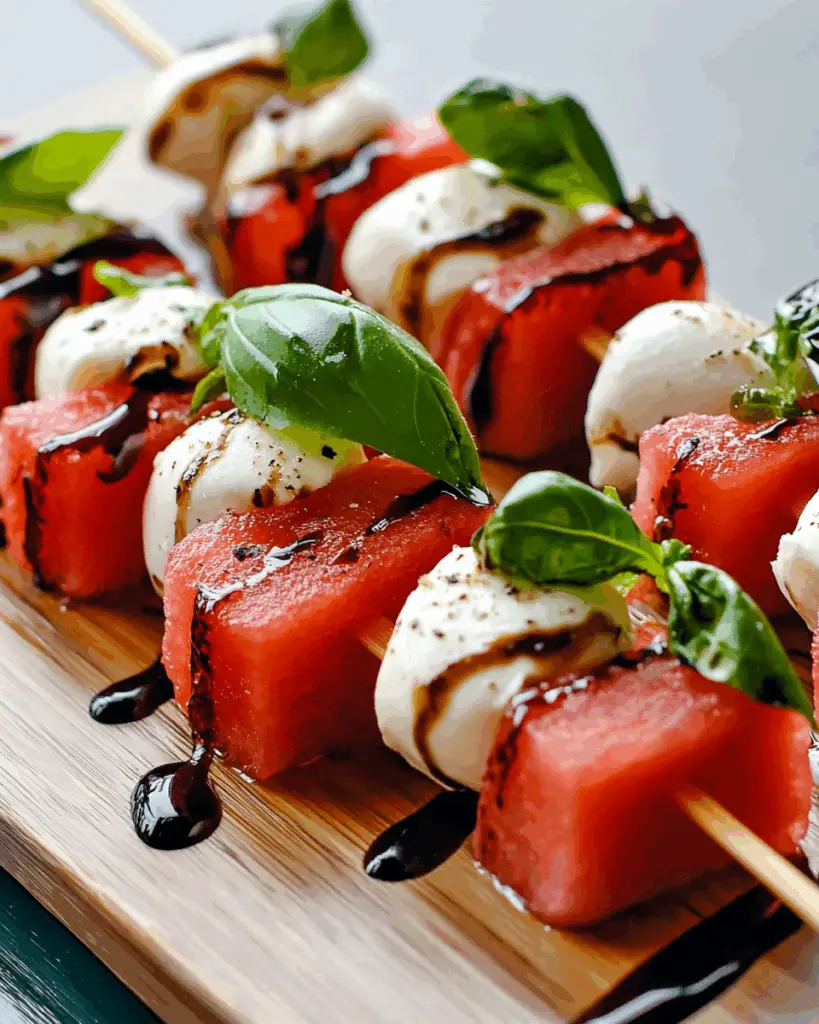 Watermelon Caprese Bites