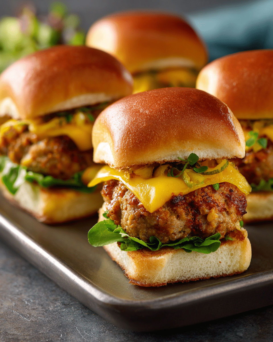 Banana Pepper Turkey Sliders – Game Day Hit