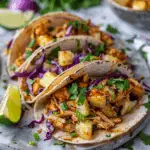 Hawaiian BBQ Chicken Tacos – Crockpot Chicken