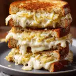 Grilled Banana Pepper Cheese Melts