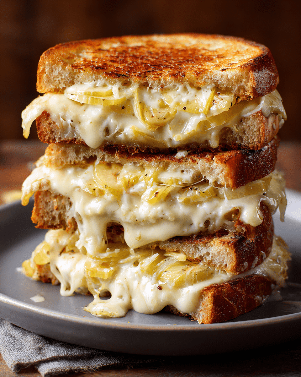 Grilled Banana Pepper Cheese Melts