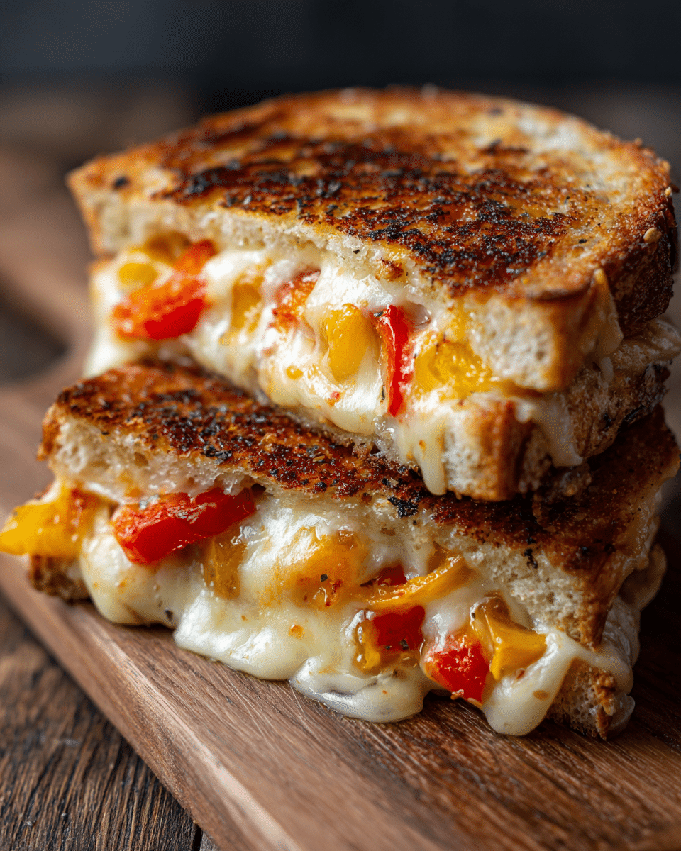 Banana Pepper Grilled Cheese Twist