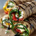 Grilled Veggie & Goat Cheese Wraps