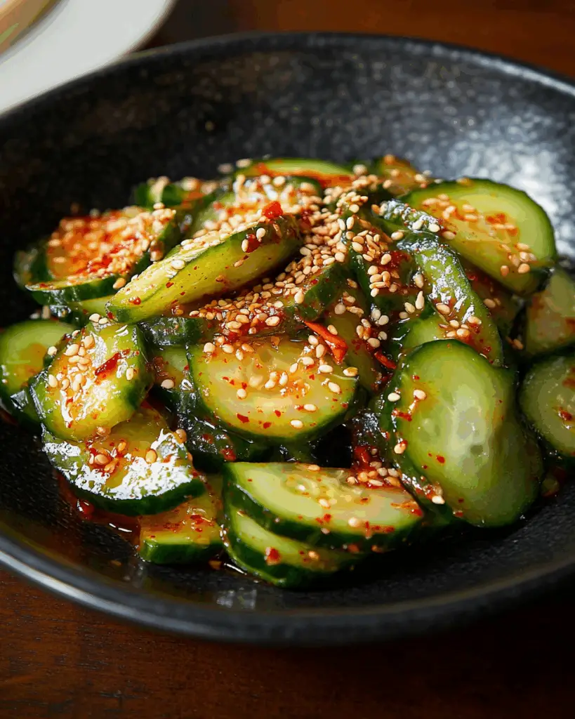 Korean Spicy Cucumber Salad (Oi Muchim)
