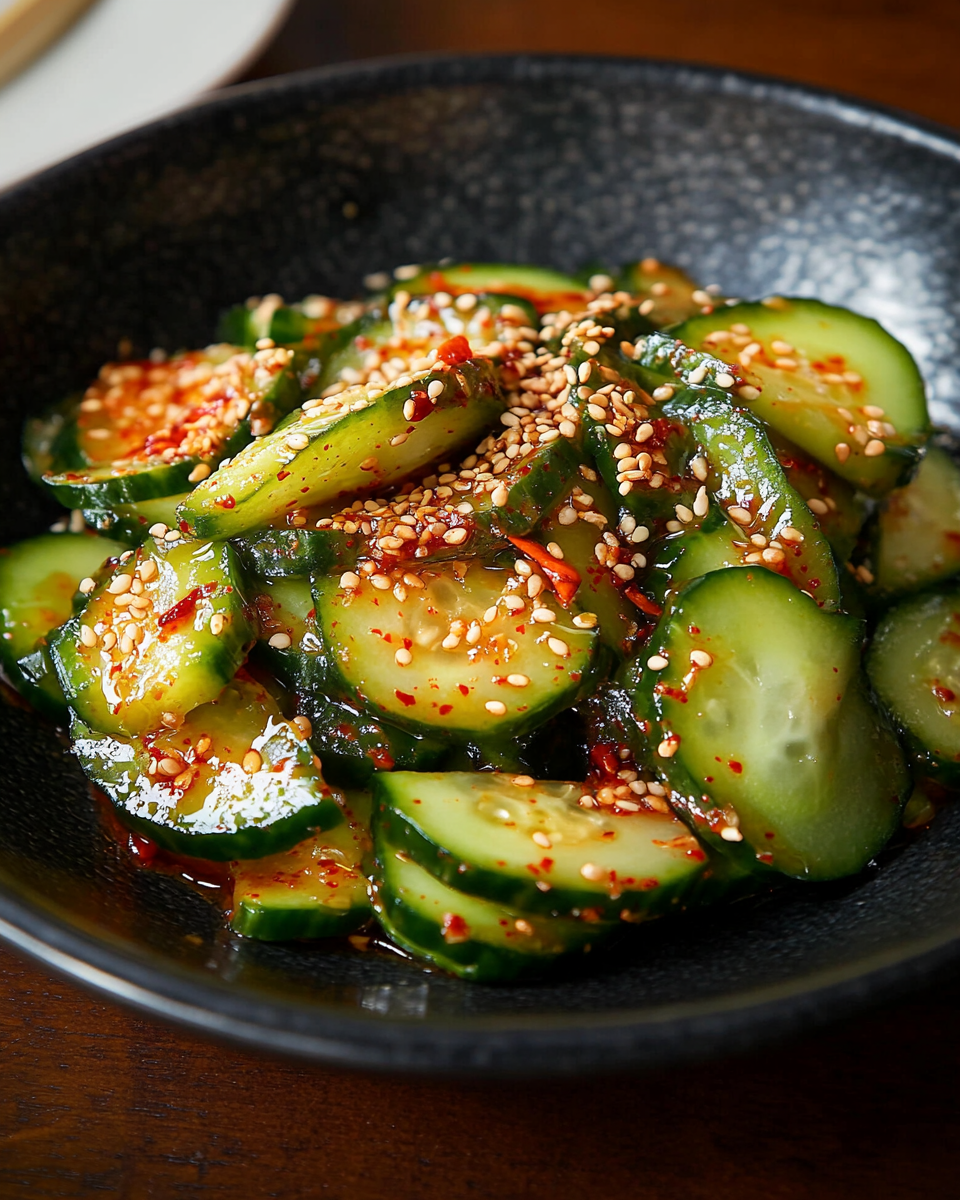 Korean Spicy Cucumber Salad (Oi Muchim)