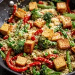 Cauliflower Rice Stir Fry with Tofu