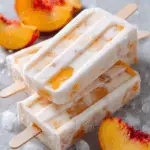 Creamy Peach Popsicles