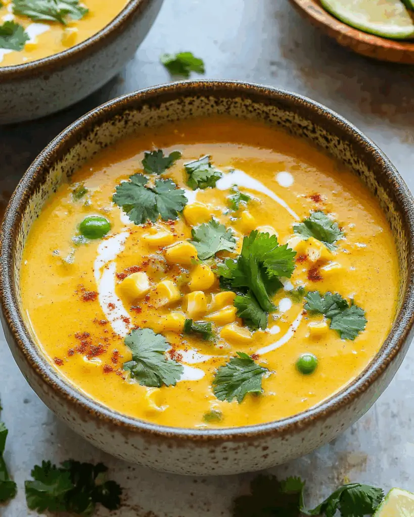 Coconut Curry Corn Soup