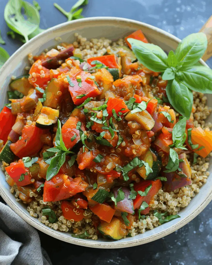 Garden Fresh Ratatouille Bowl – Crockpot Vegetarian