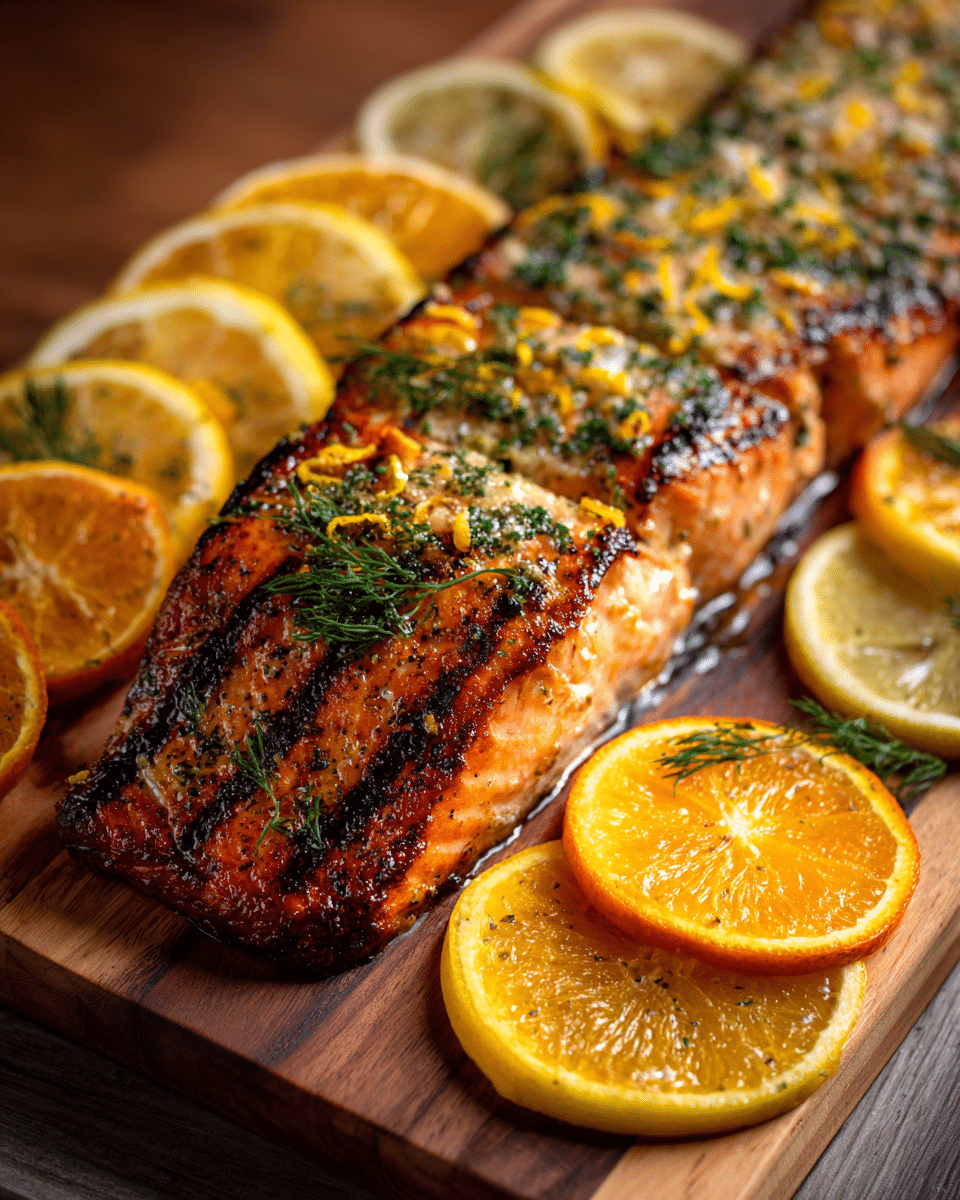 Citrus Herb Grilled Salmon