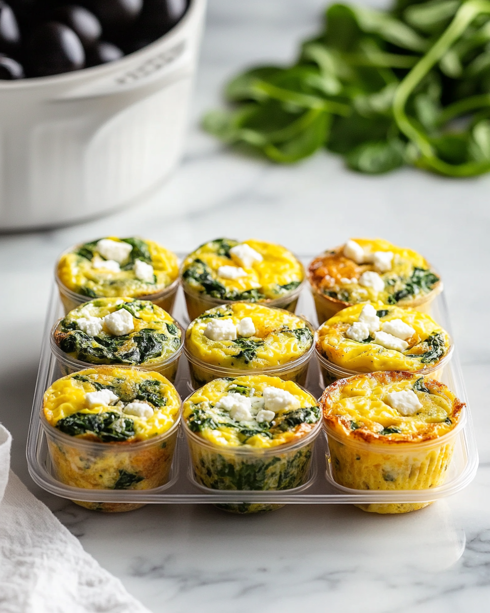 Spinach & Feta Egg Muffins – Meal Prep Friendly