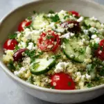 Cucumber Quinoa Feta Bowls