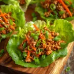 Sesame Ginger Chicken Lettuce Cups