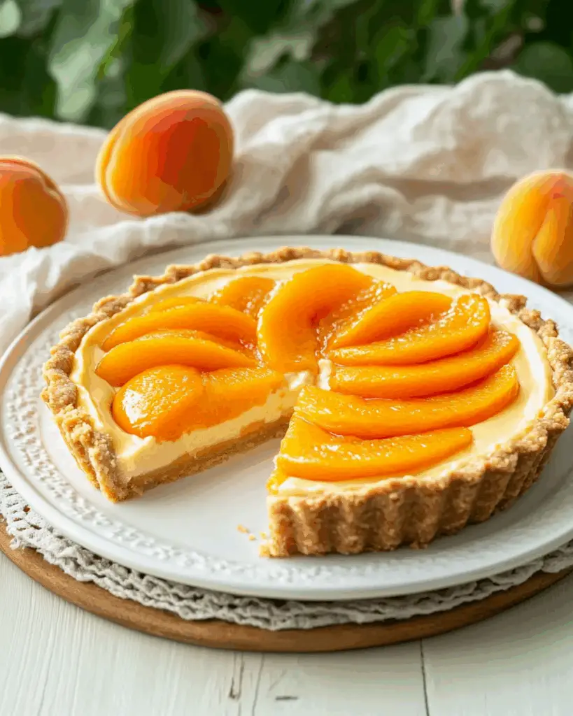 Apricot Cheesecake Tart