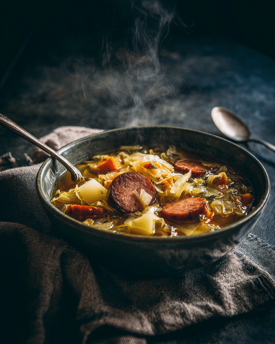 Kielbasa and Cabbage Soup
