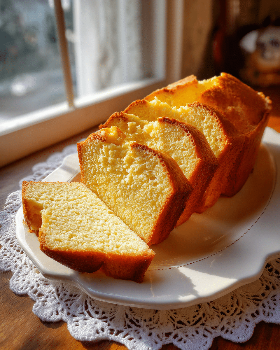 Classic Grandma’s Pound Cake Recipe – Old-Fashioned & Buttery