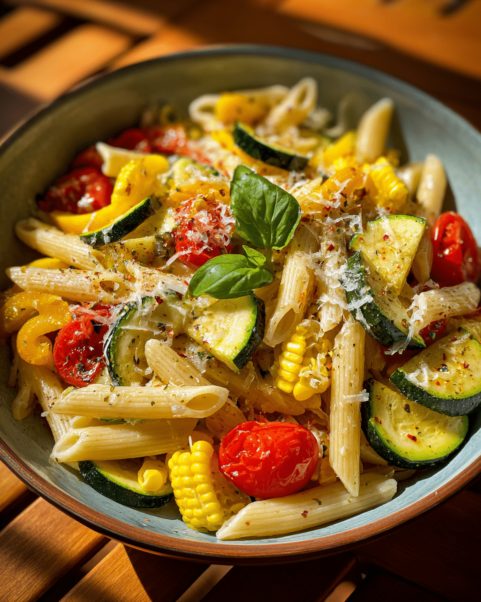 Summer Veggie Pasta – Light, Fresh & Colorful