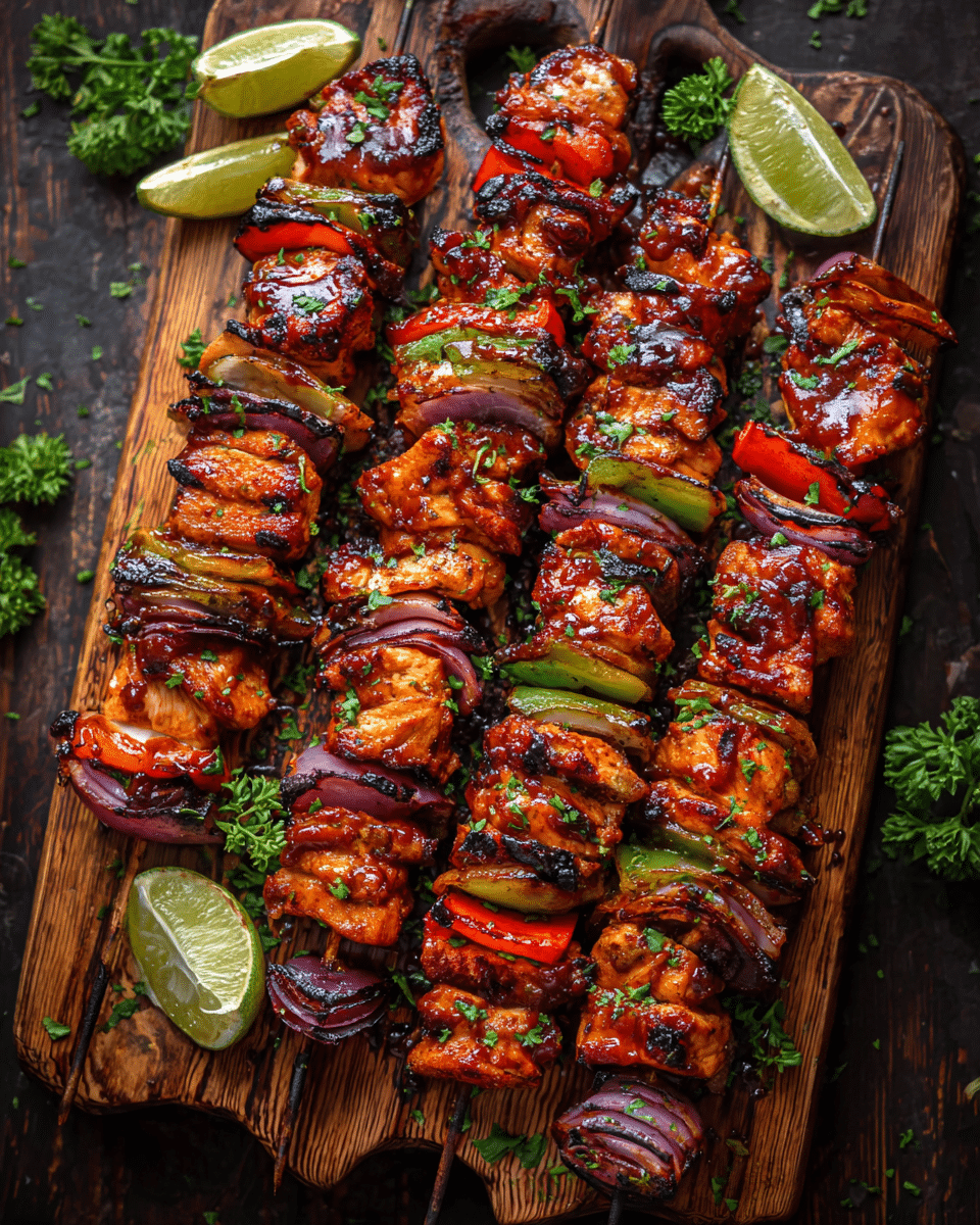 Grilled BBQ Chicken Skewers – Juicy, Smoky & Crowd-Pleasing
