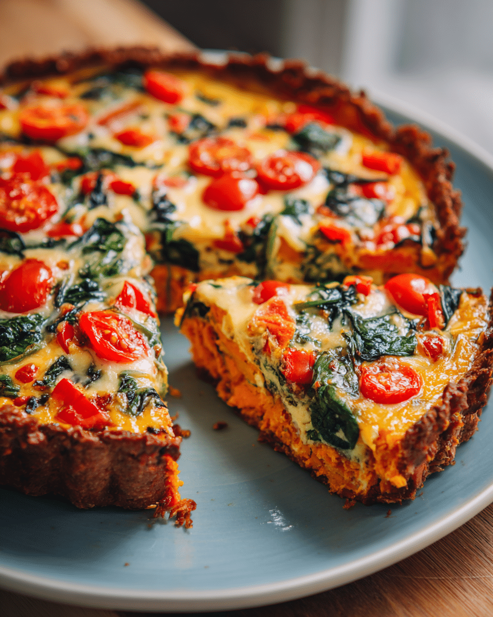 Sweet Potato Crust Quiche – Paleo-Friendly and Flavorful