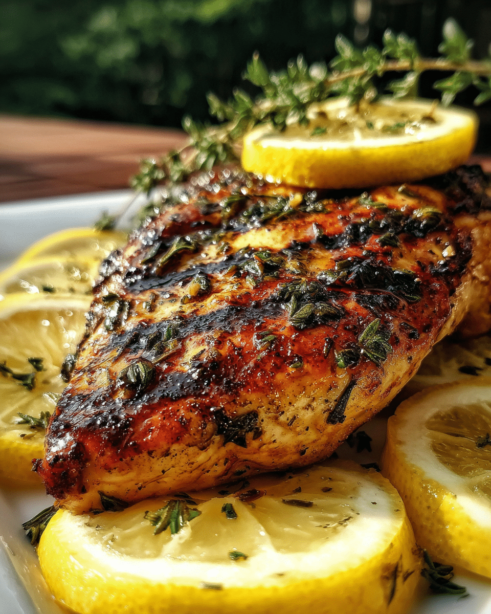 Juicy Lemon Herb Chicken Breast – Easy Grilled Recipe