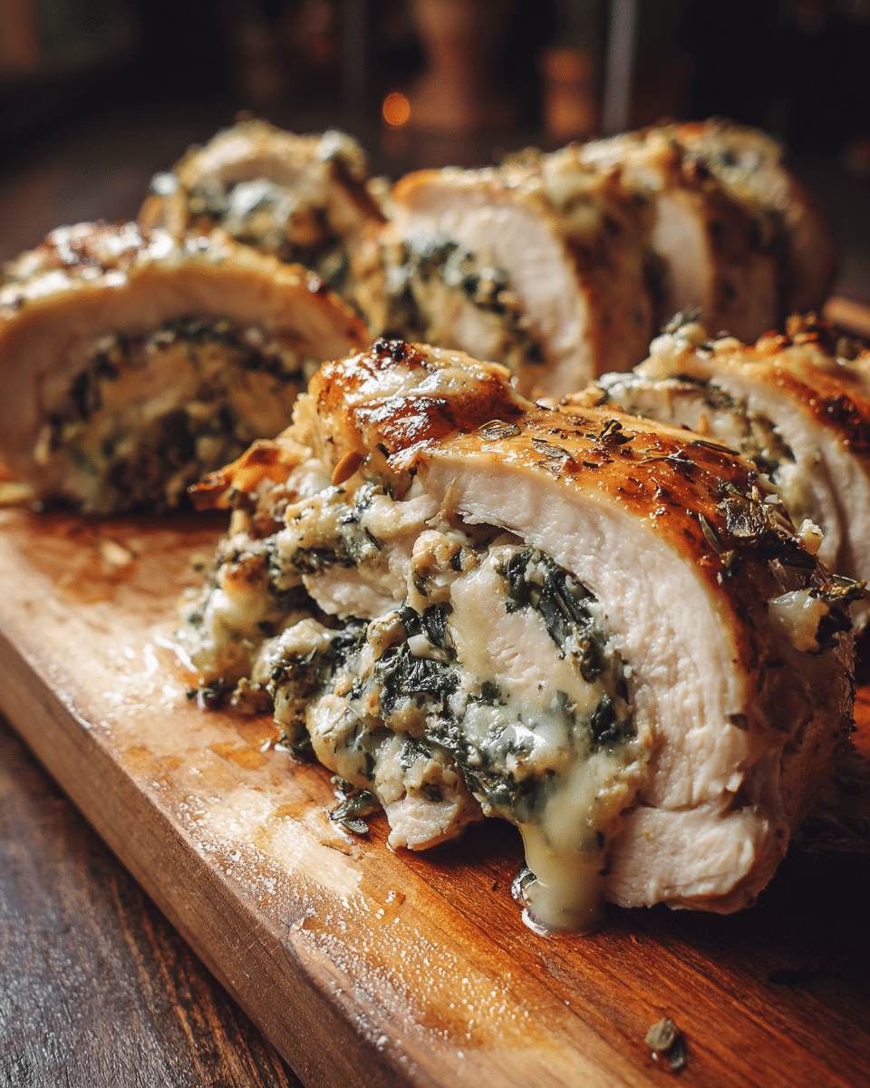 Spinach Stuffed Chicken Breast – Cheesy & Easy Bake
