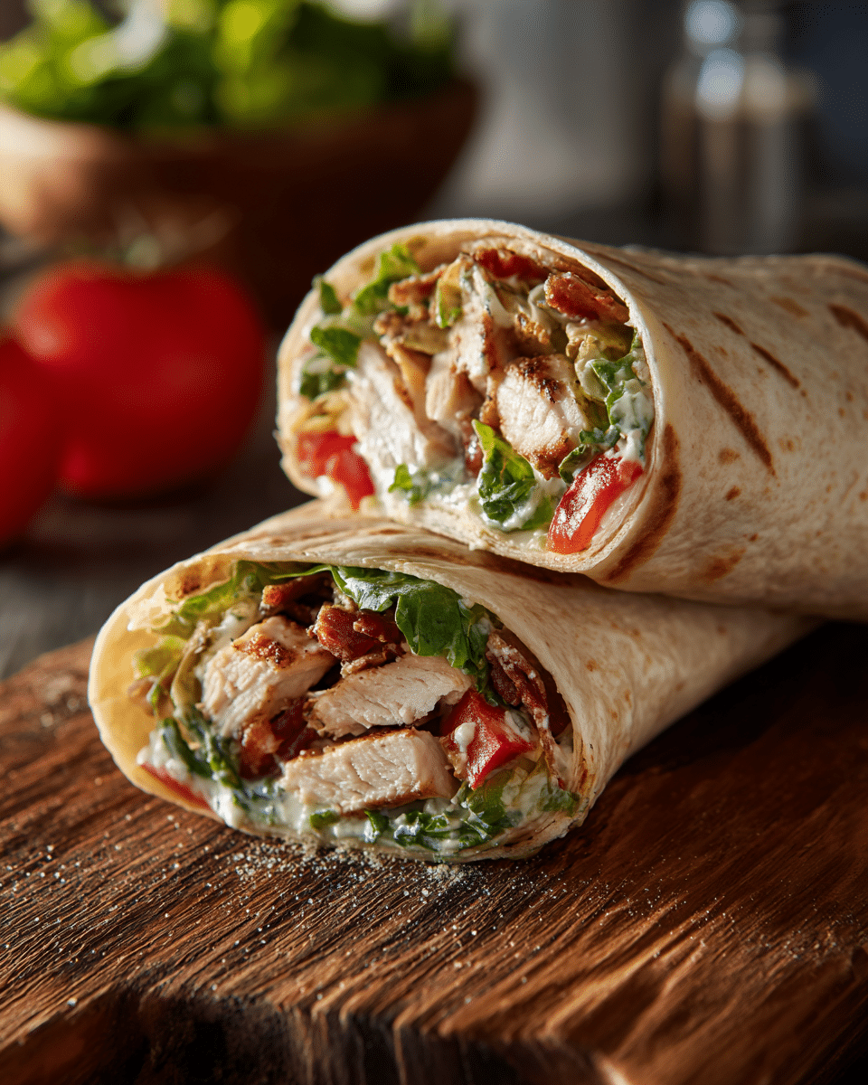 Chicken Caesar Wraps – Quick Lunch or Dinner Idea