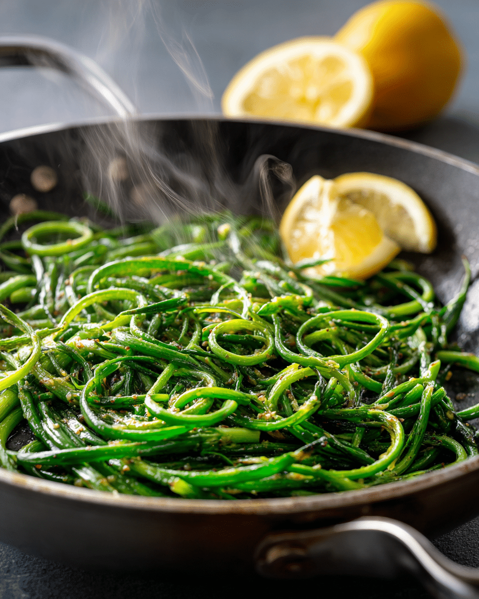 Sautéed Garlic Scapes – Easy 10-Minute Side Dish