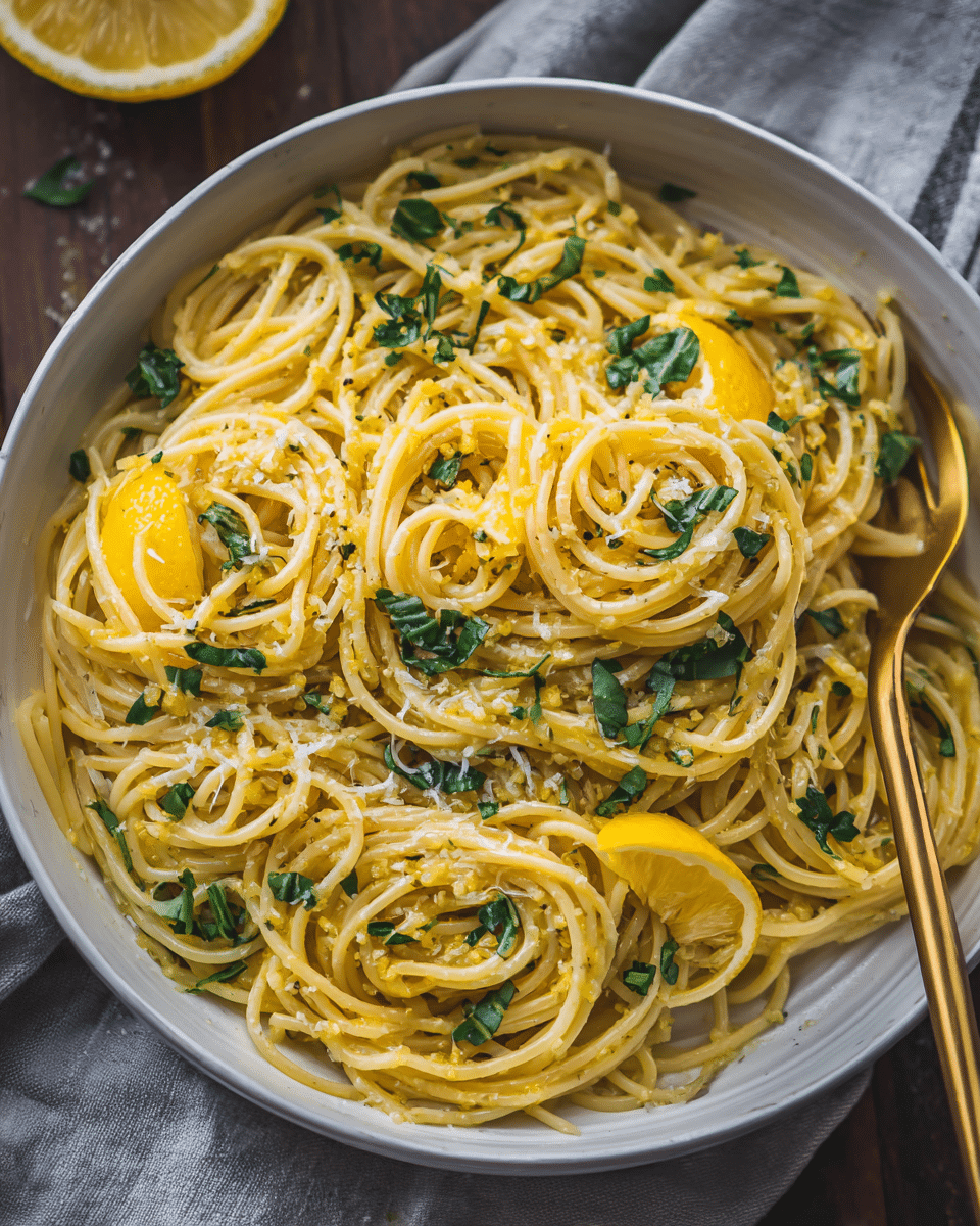 Lemon Basil Pasta – Bright Flavors, Ready in 20 Minutes